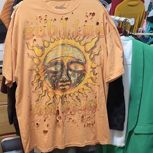 Orange Sublime Sun Graphic Tee